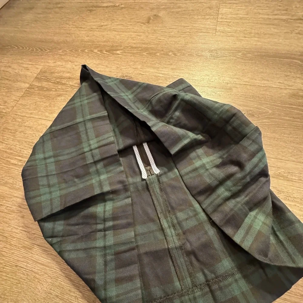 Tommy Hilfiger Skirt Girls 8 Tartan Plaid Rayon School Uniform Pleated Preppy
